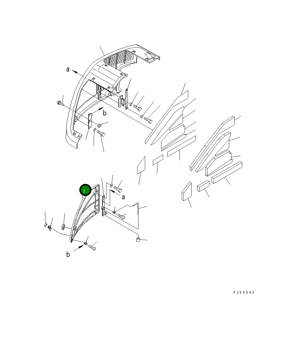 Крышка 21W-54-32560 Komatsu