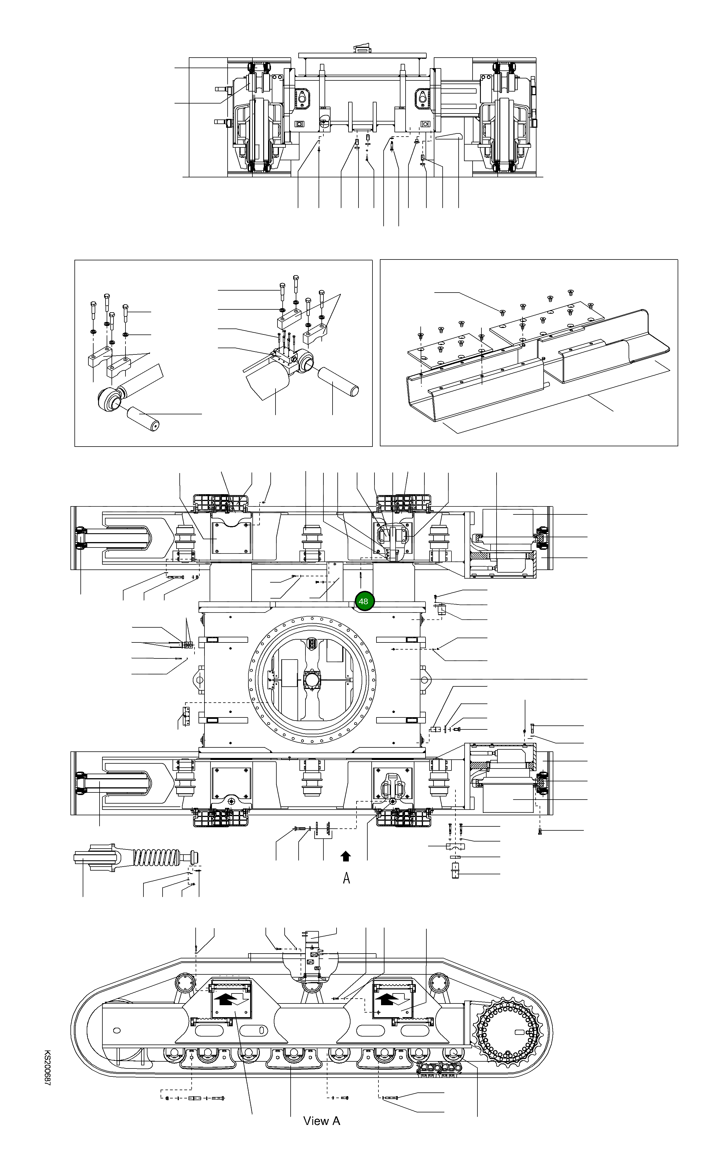 Болт 208-30-KB740 Komatsu