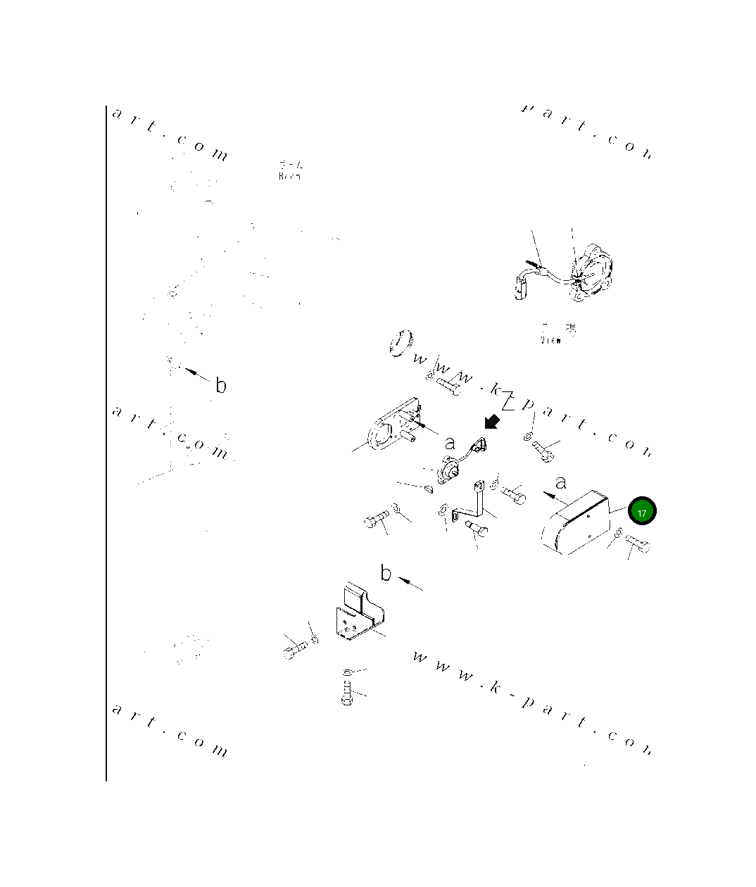 Крышка 421-70-51150 Komatsu