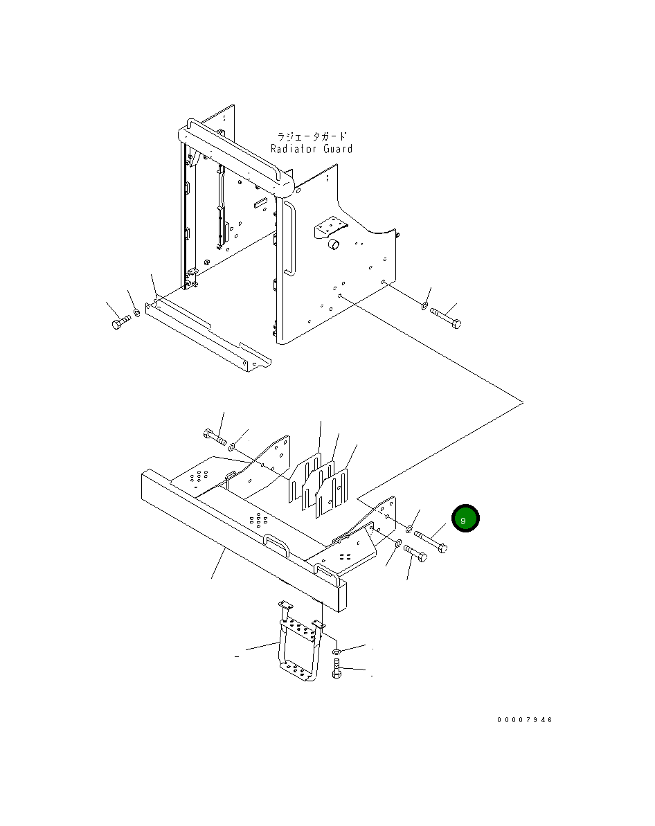 Болт 01011-82460 Komatsu