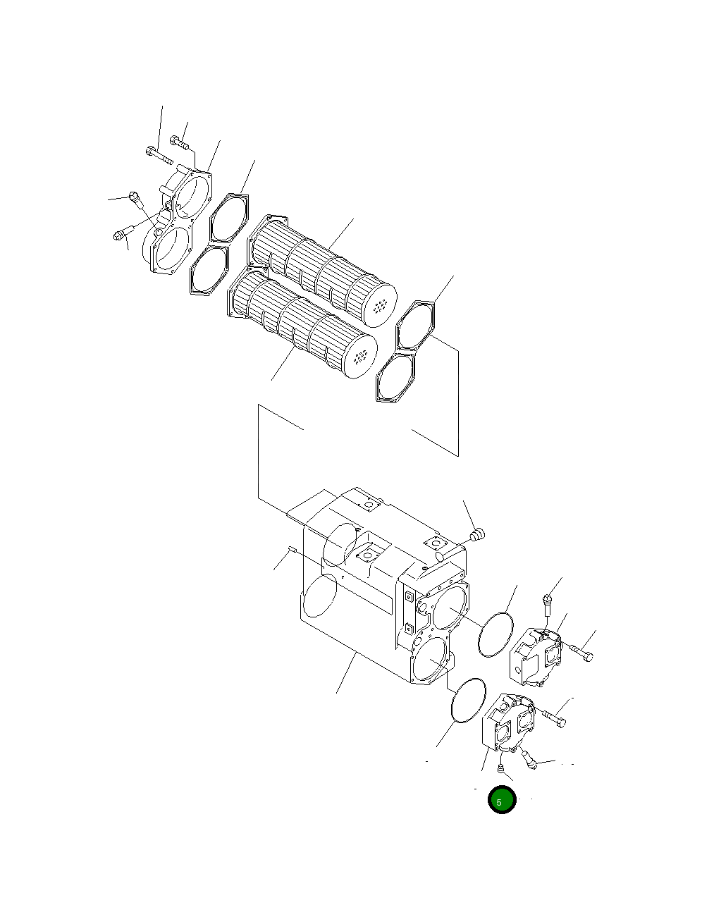 Крышка 6215-65-7140  Komatsu