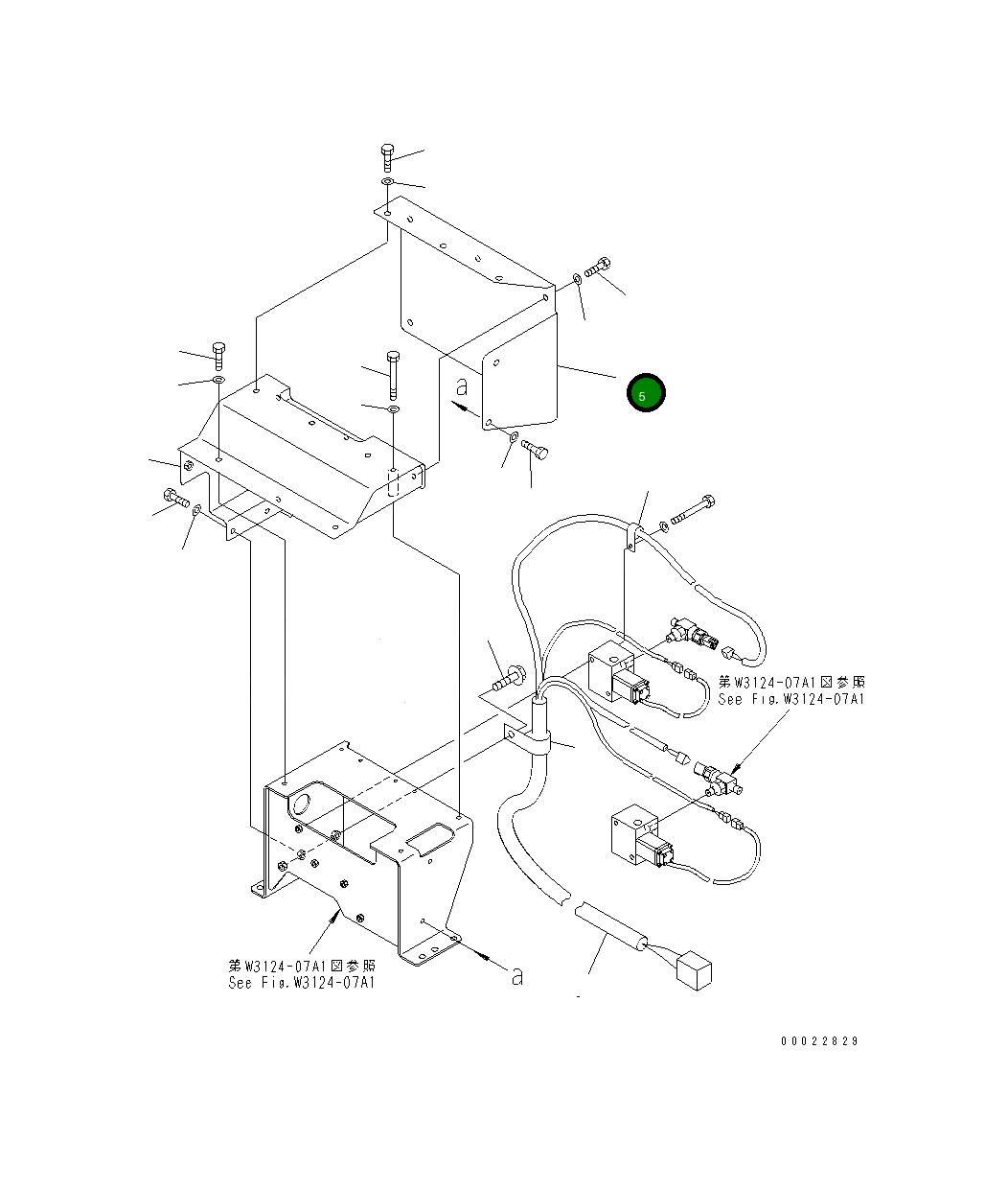Крышка 569-88-86461  Komatsu