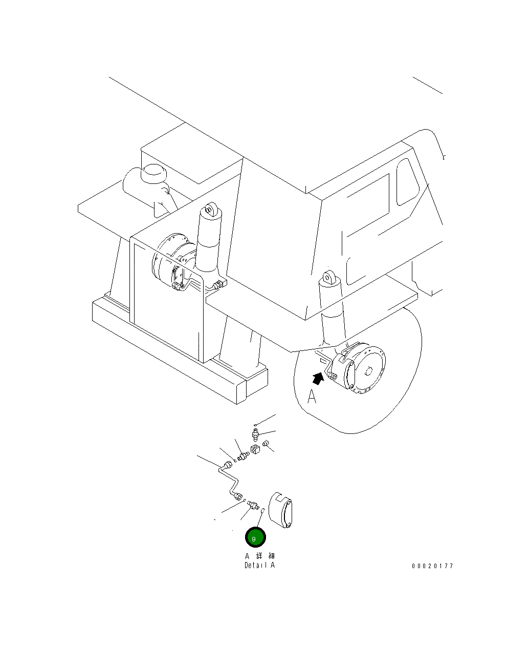 Кольцо уплотнительное (O-Ring) 23S-35-23460 Komatsu