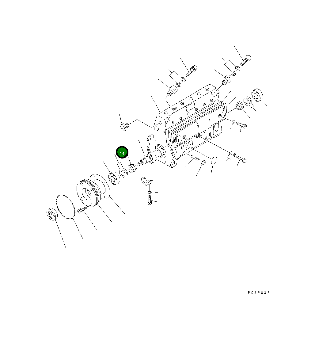 Кольцо DK131302-1300 Komatsu