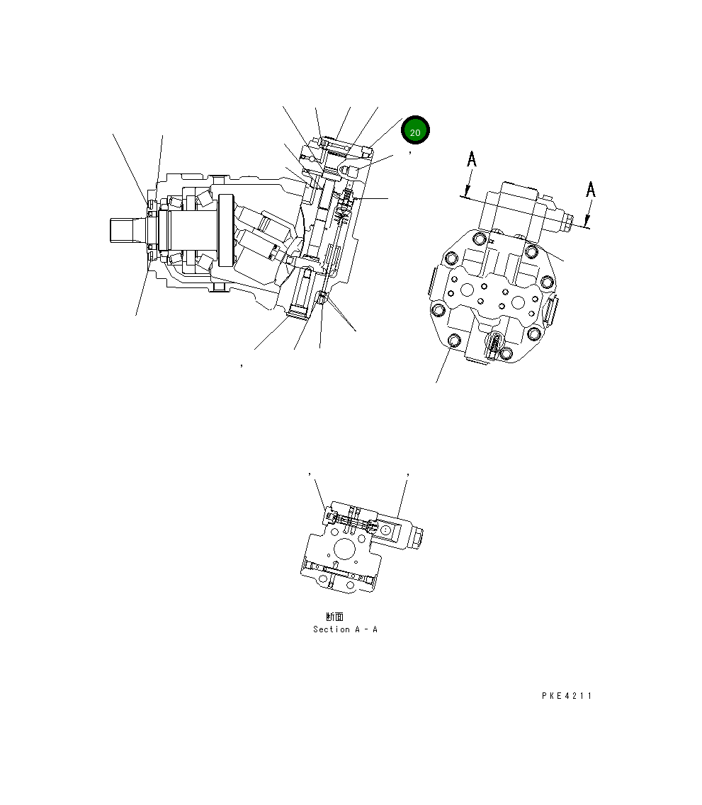 Болт 01253-71200 Komatsu