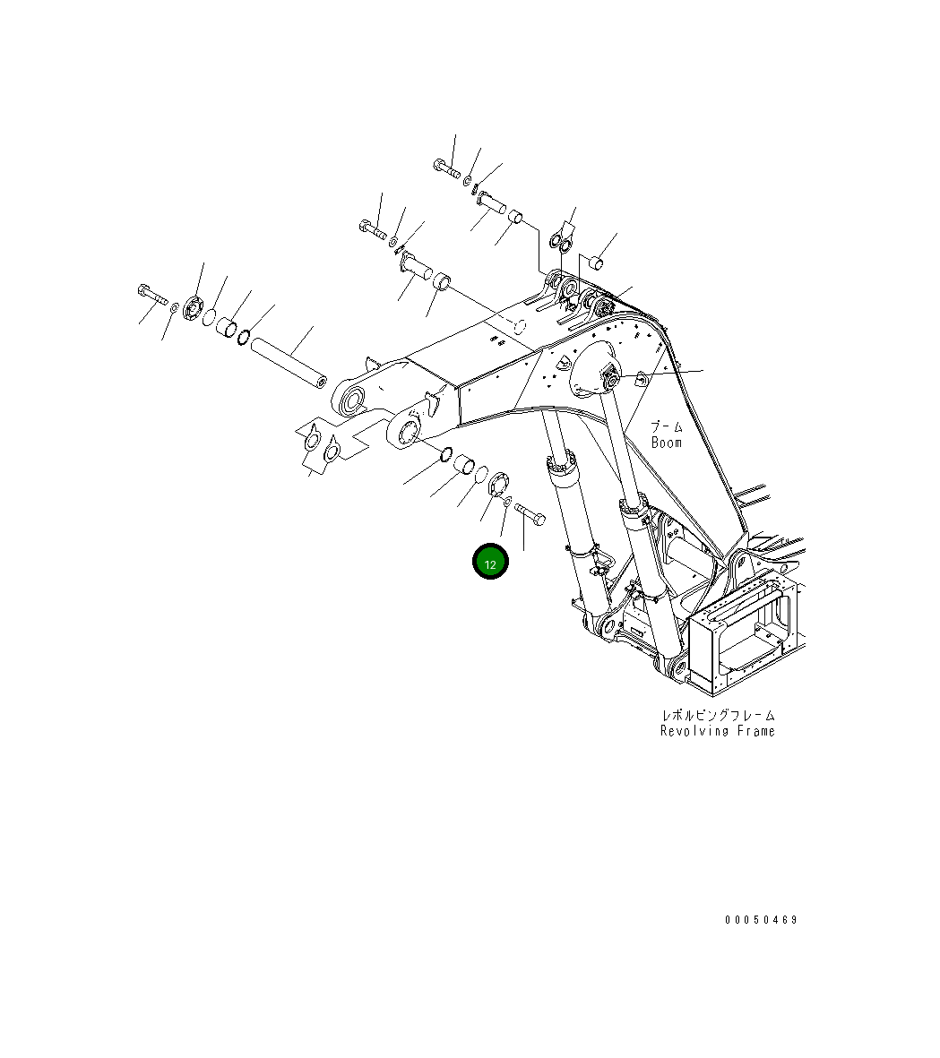 Крышка 21T-70-31320 Komatsu
