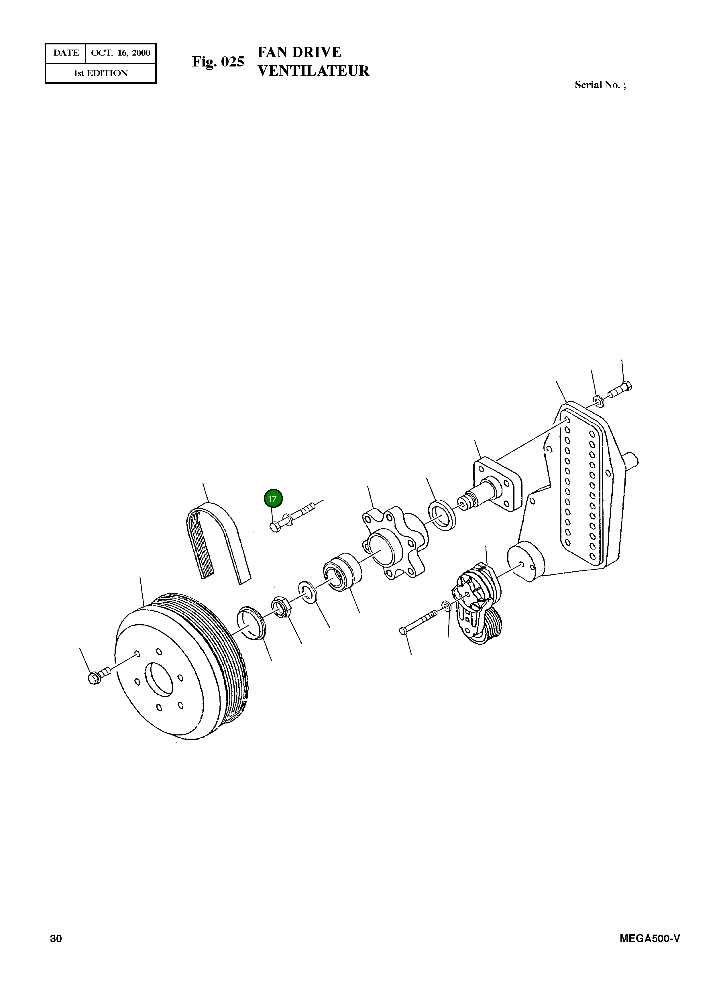 Болт 3098687 Komatsu