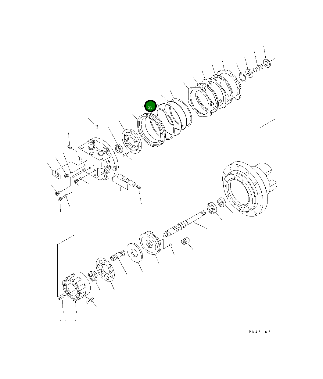 Кольцо уплотнительное (O-Ring) TZJW1516-G23-9  Komatsu
