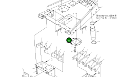 Крышка 154-54-72240 Komatsu