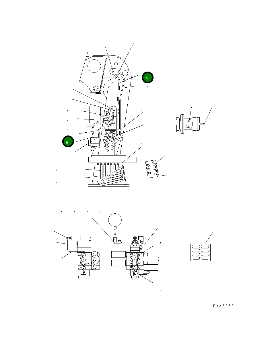 Кольцо уплотнительное (O-Ring) UN731191011 Komatsu