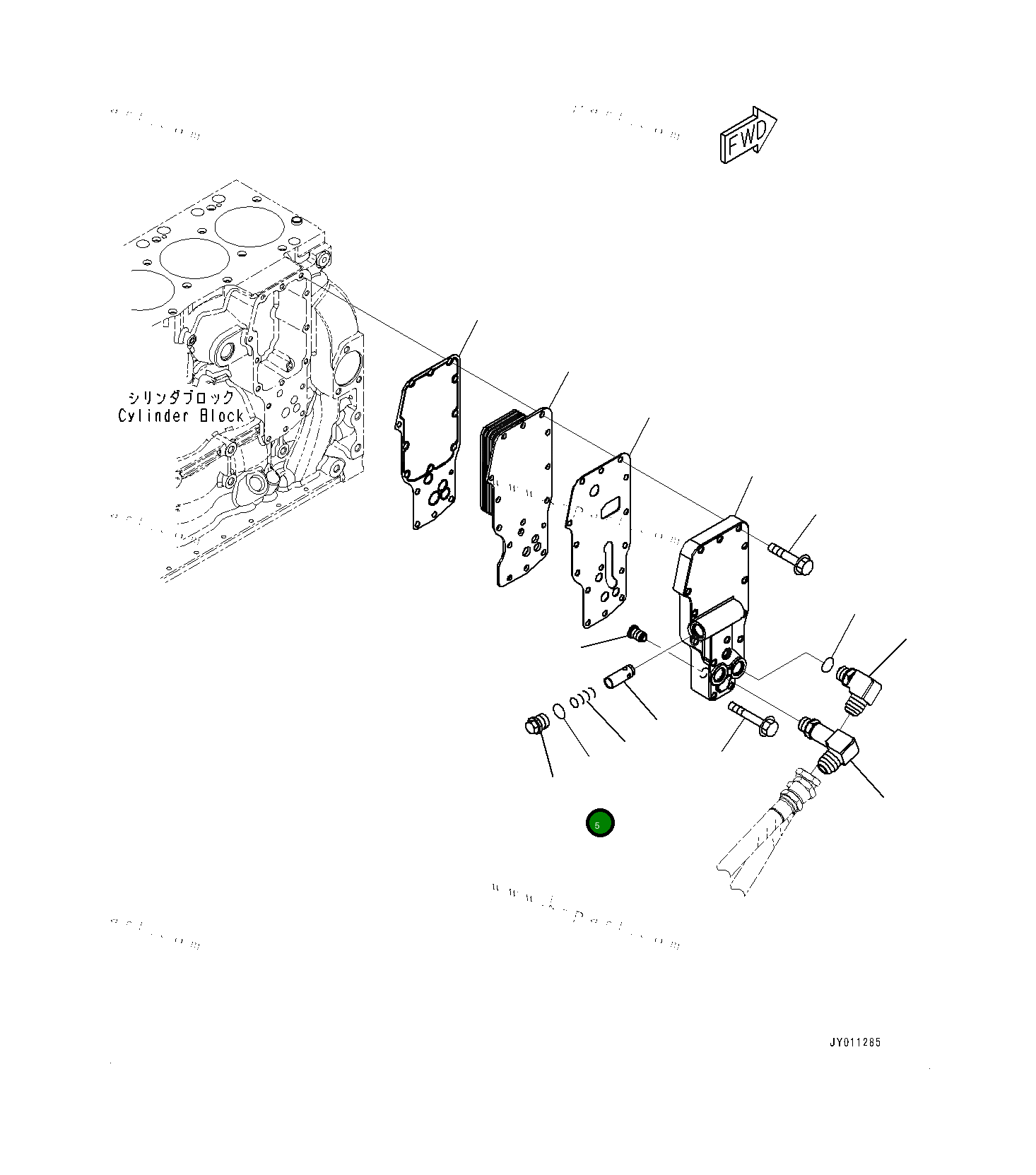 Кольцо уплотнительное (O-Ring) 6732514420  Komatsu