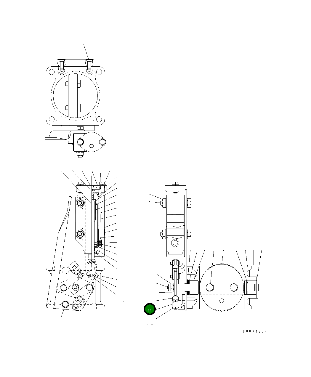 Болт MY1100-0760 Komatsu