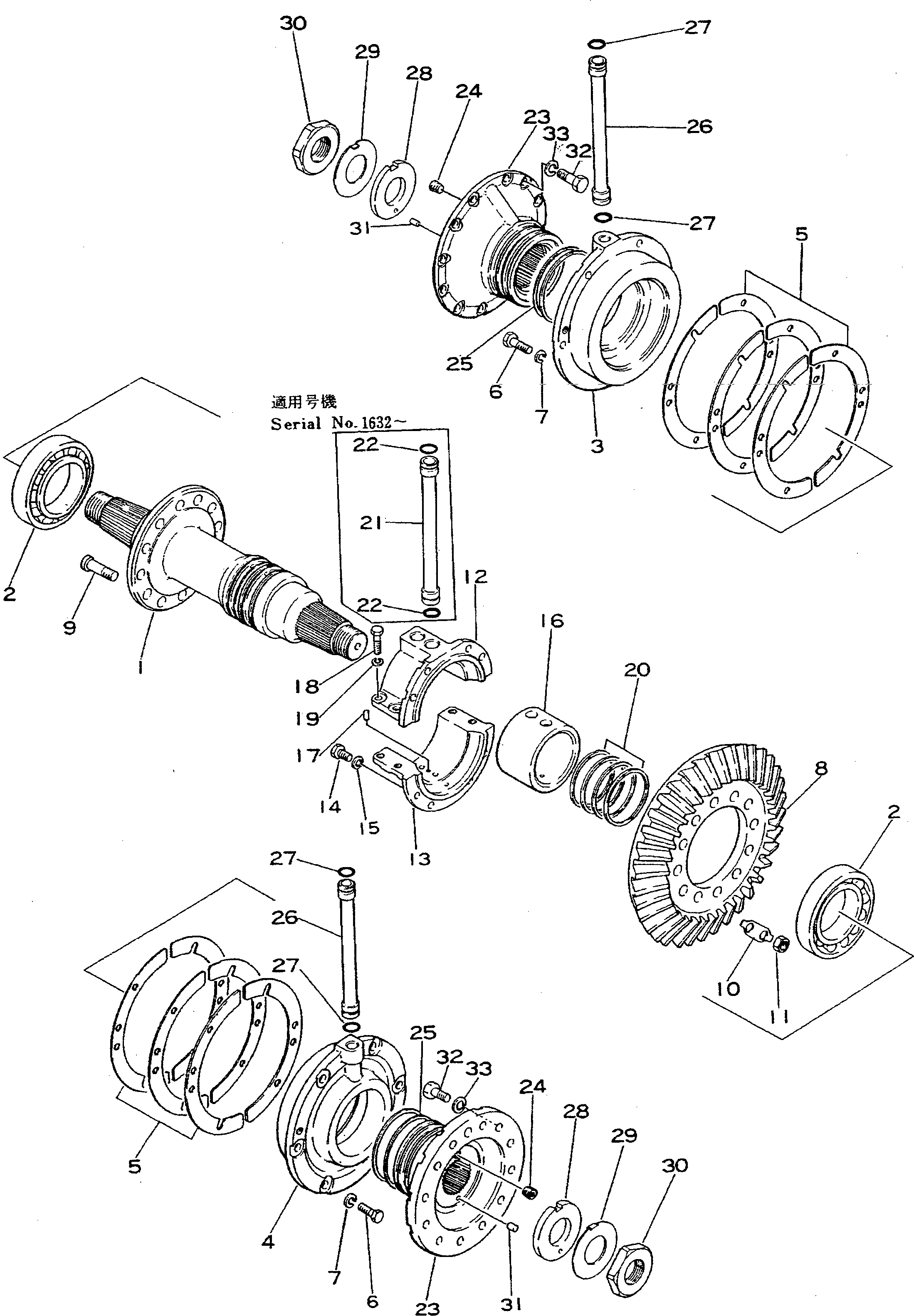 Болт 195-27-11410 Komatsu