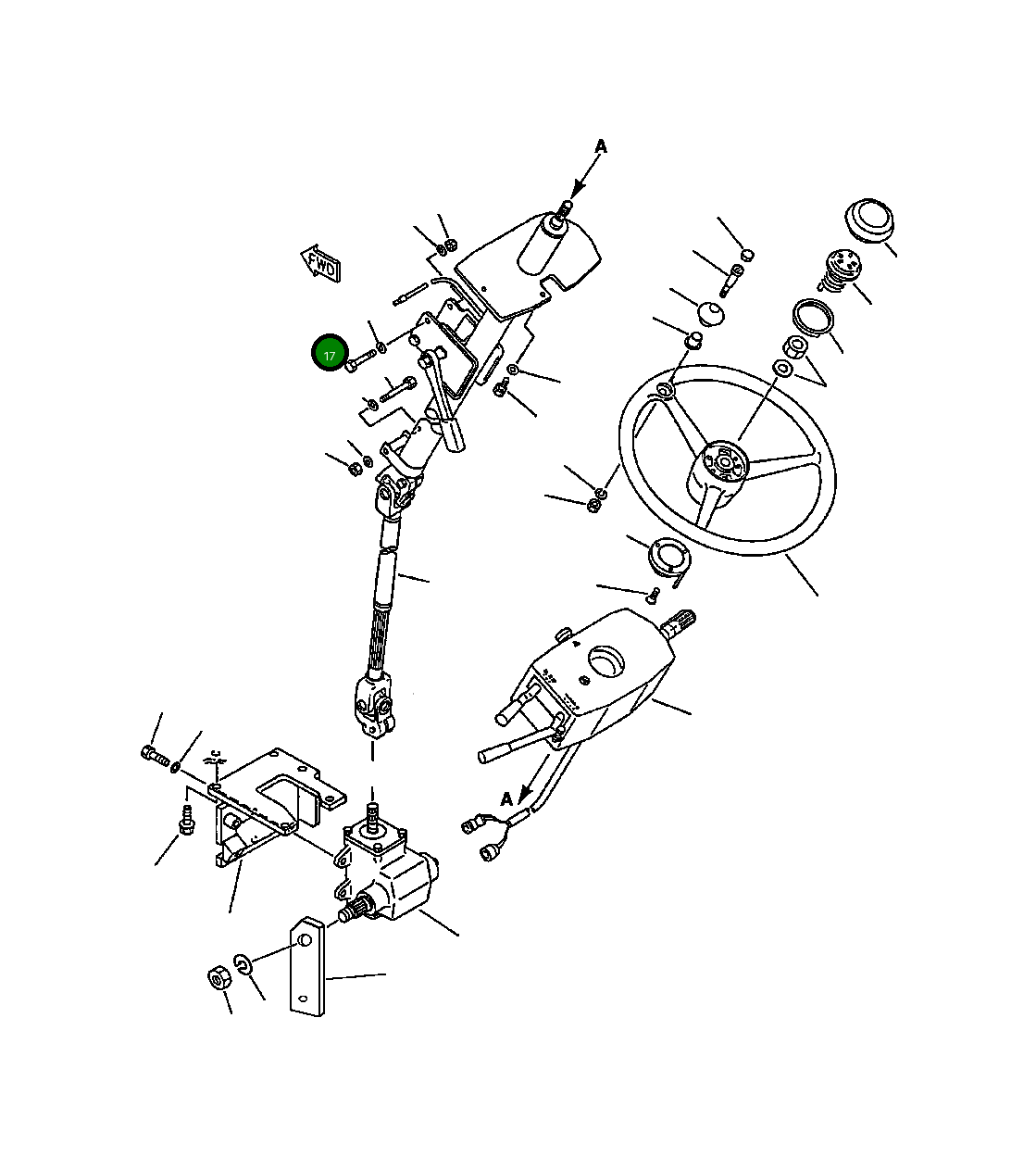 Болт 01011-61010 Komatsu