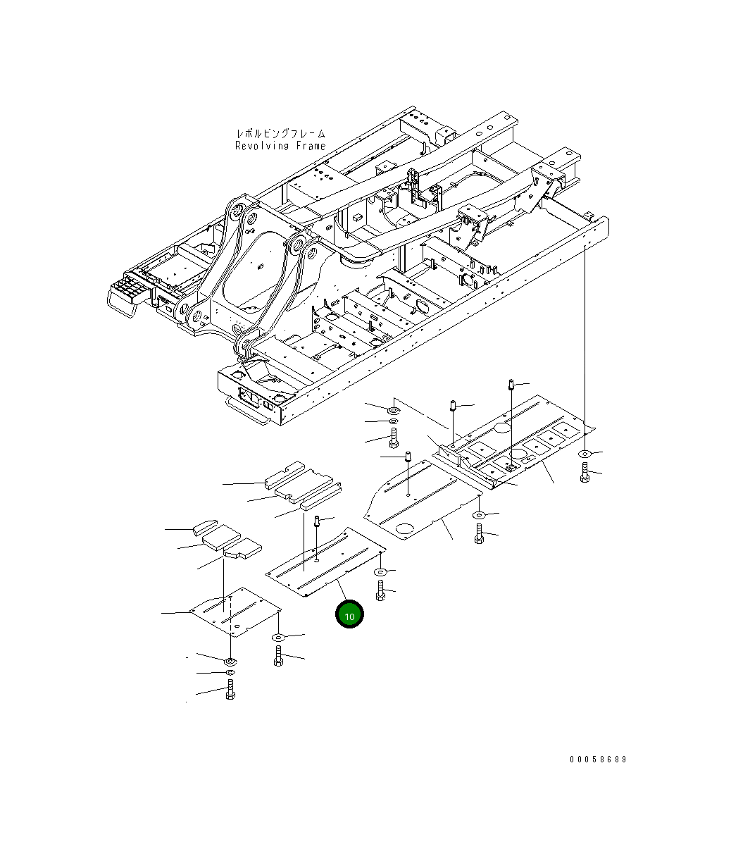 Крышка 209-54-42620 Komatsu
