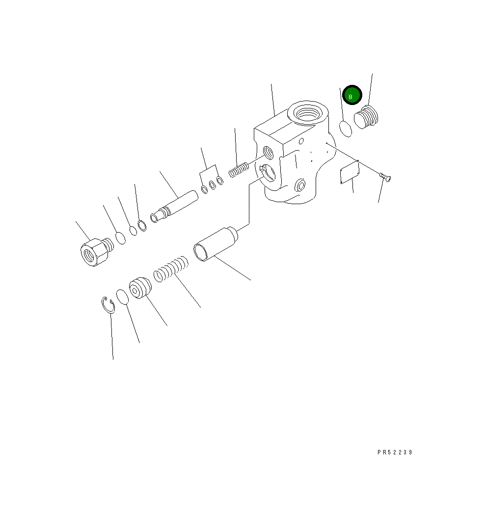 Кольцо уплотнительное (O-Ring) 234-40-32440  Komatsu