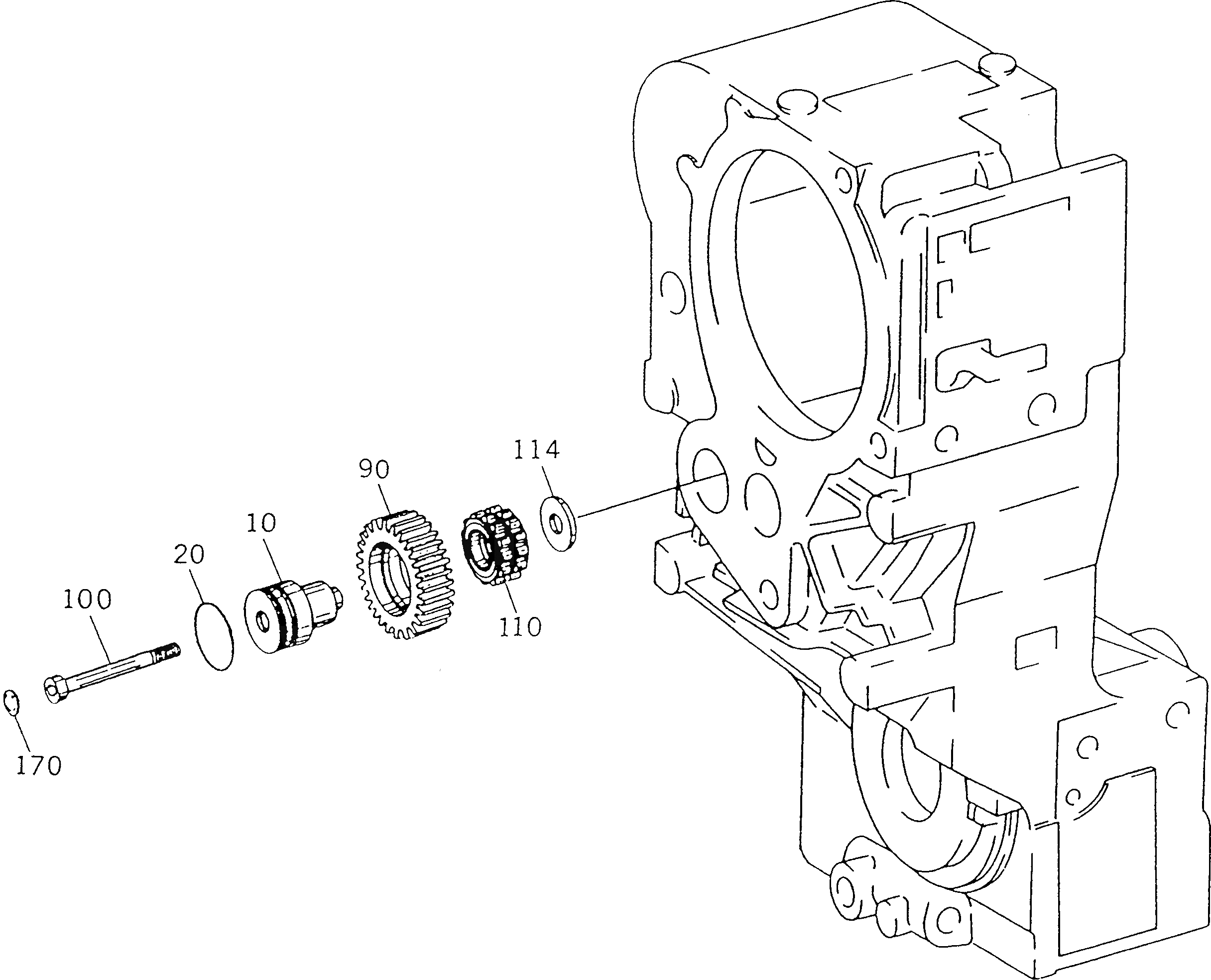 Кольцо уплотнительное (O-Ring) BW152940  Komatsu