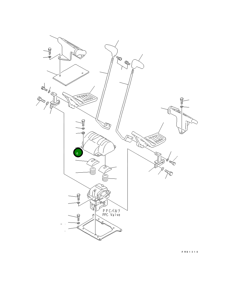 Крышка 20Y-43-21150  Komatsu
