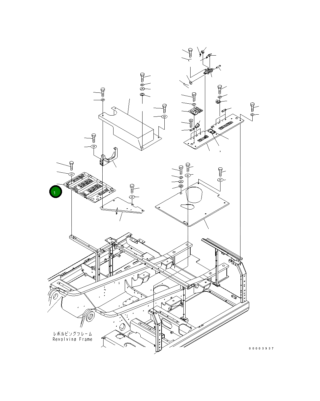 Крышка 207-54-73820 Komatsu