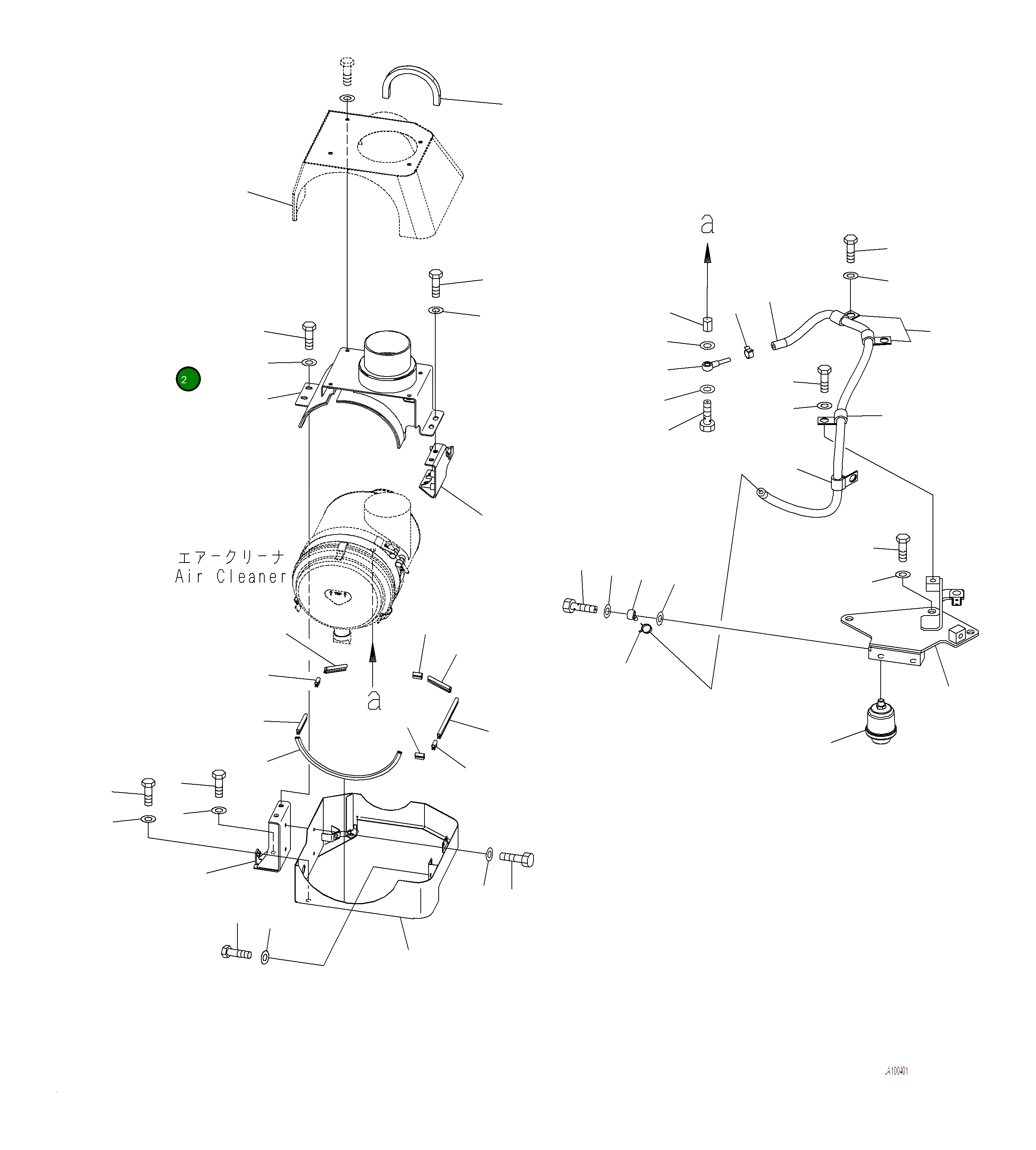 Крышка 421-54-68790  Komatsu
