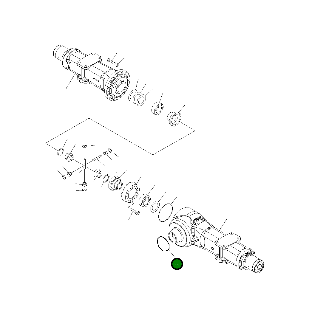 Кольцо уплотнительное (O-Ring) 20G-22-31260  Komatsu