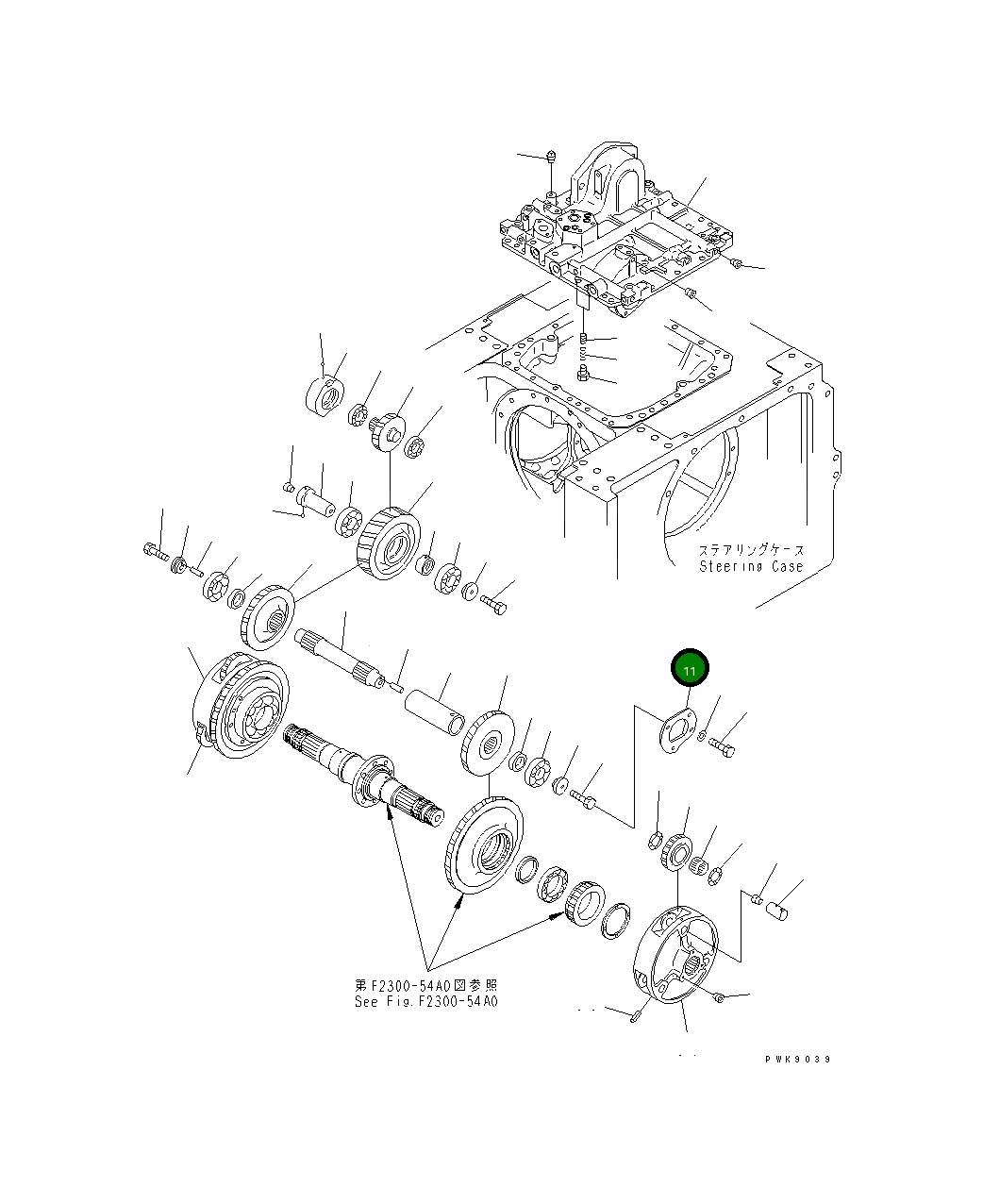 Крышка 14Y-22-12240 Komatsu