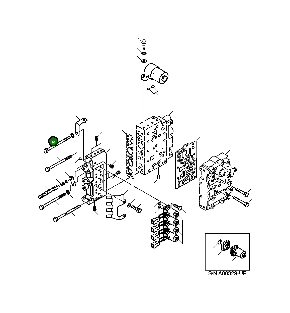 Болт 01011-E1010 Komatsu