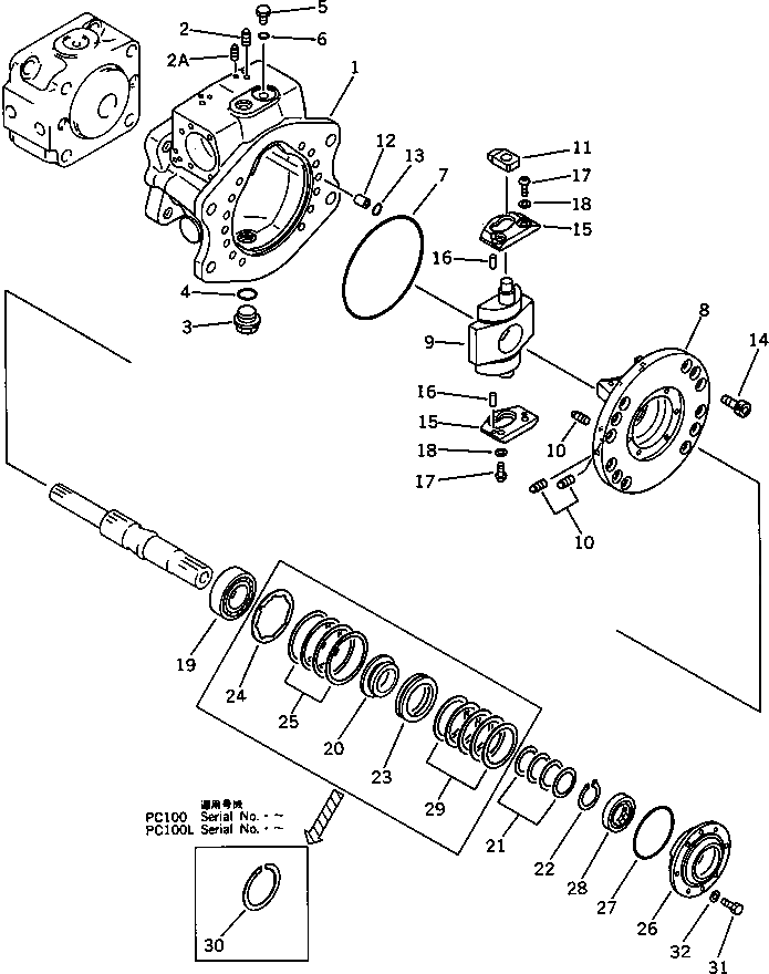 Кольцо уплотнительное (O-Ring) 07002-01223  Komatsu