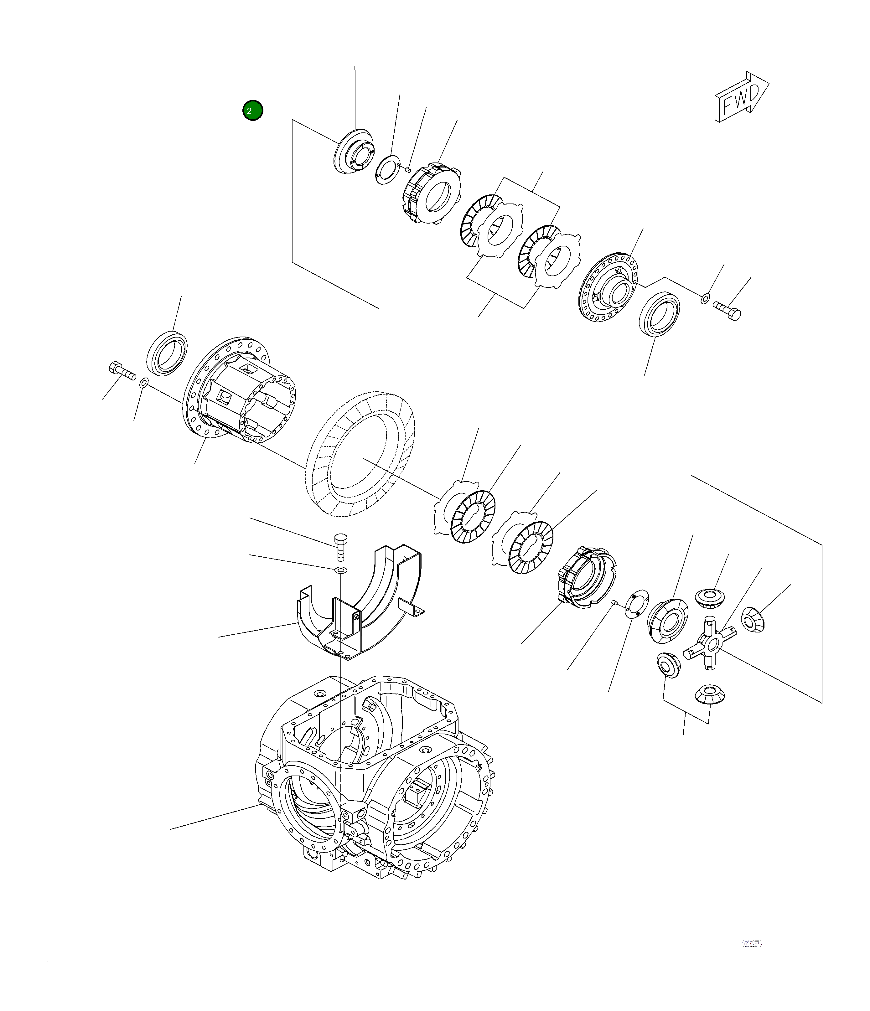 Крышка 421-22-47720 Komatsu