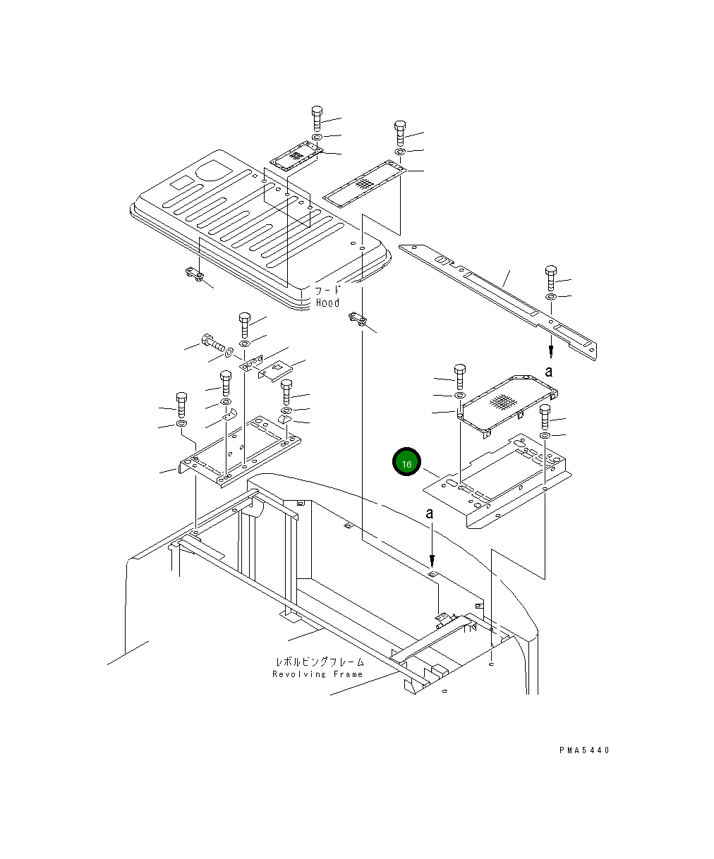 Крышка 203-54-63530 Komatsu