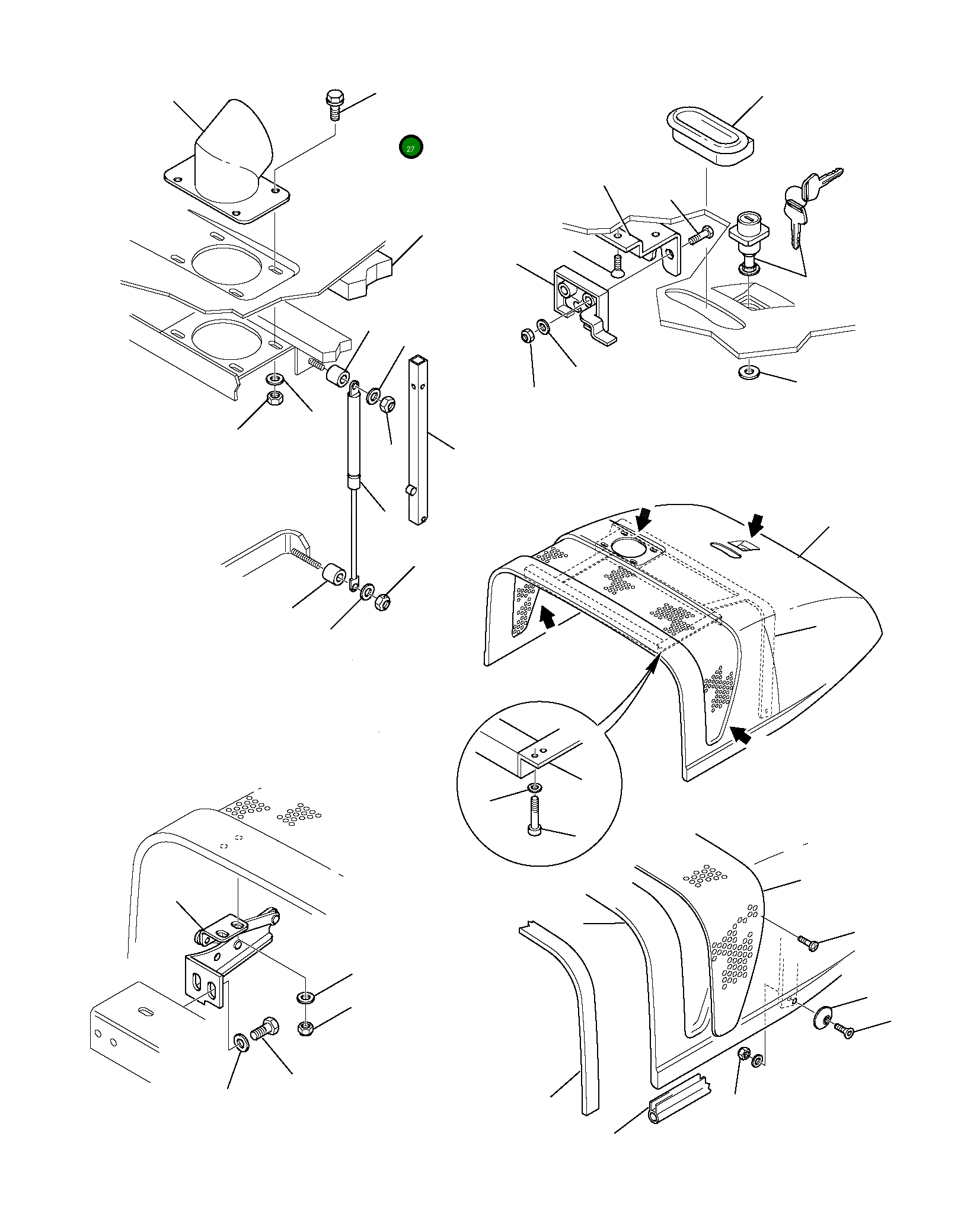 Болт 801085029 Komatsu