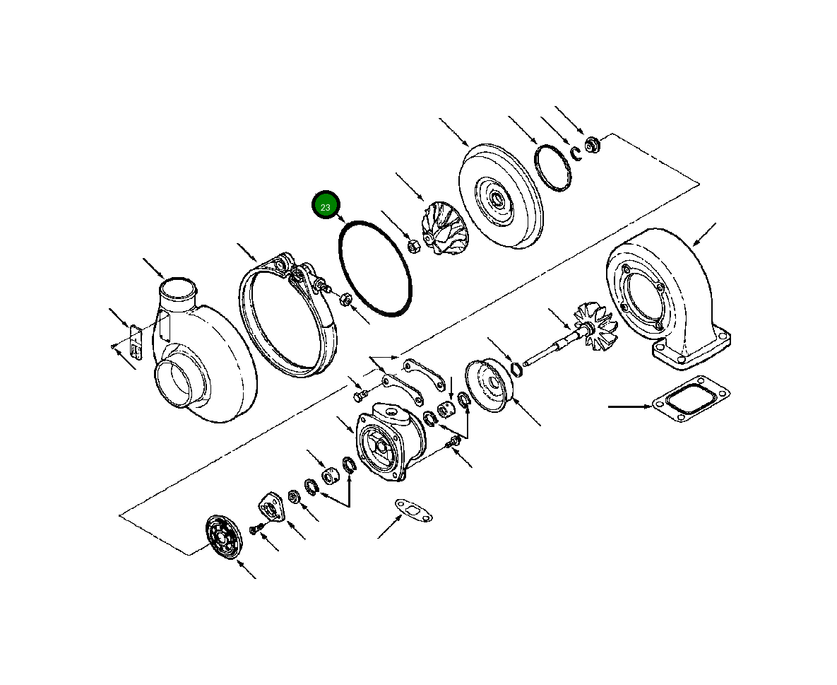 Кольцо уплотнительное (O-Ring) 1240 506 H1 Komatsu