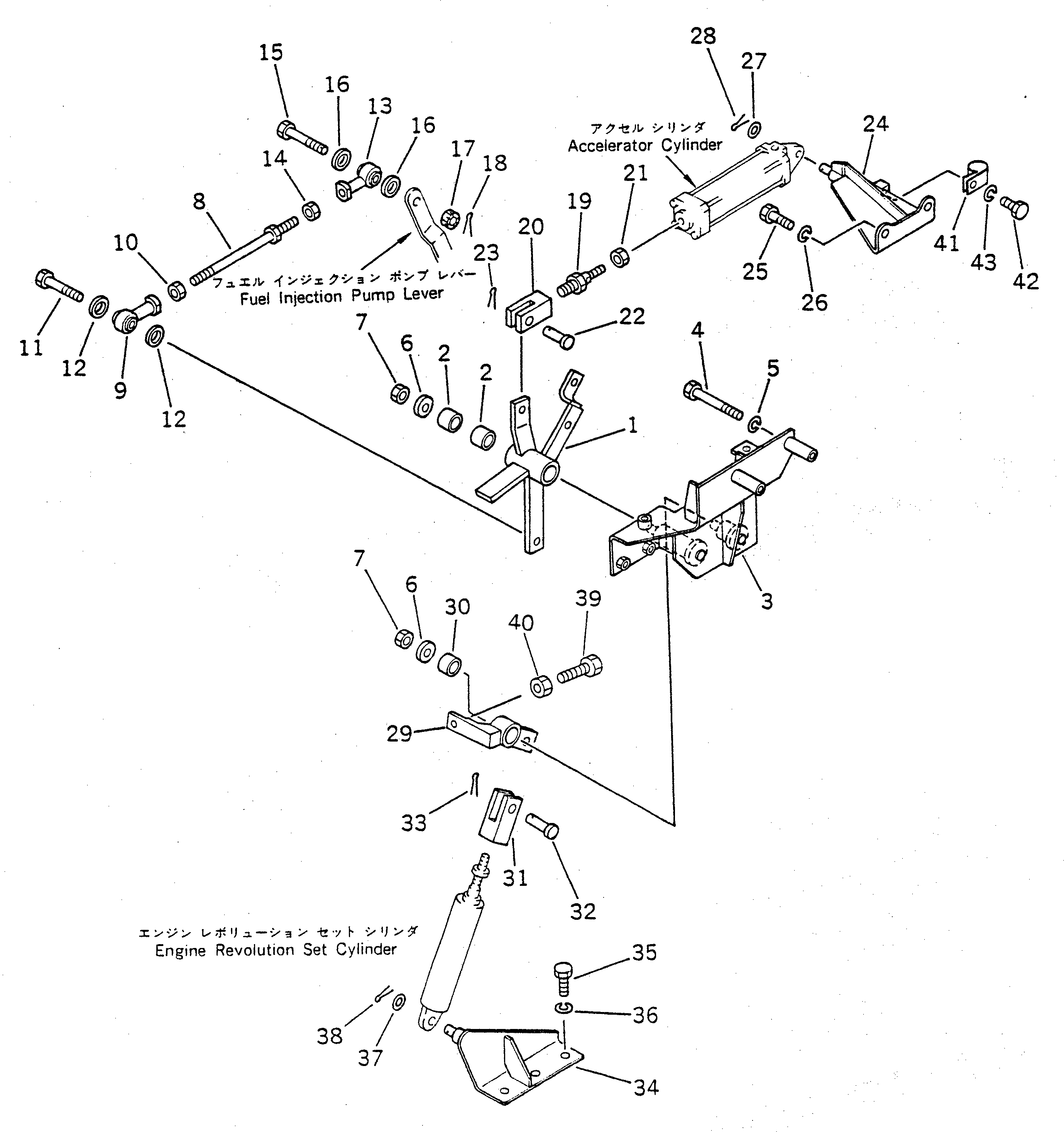 Болт 22W-43-14480  Komatsu