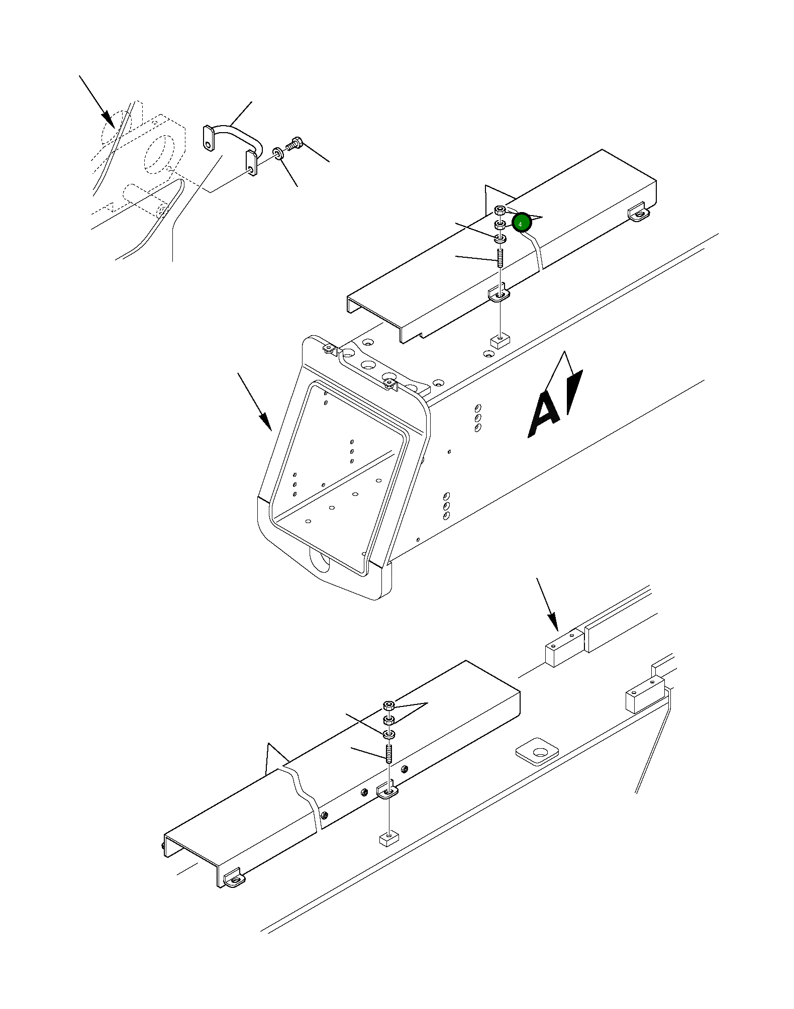 Крышка 395-70-13842 Komatsu