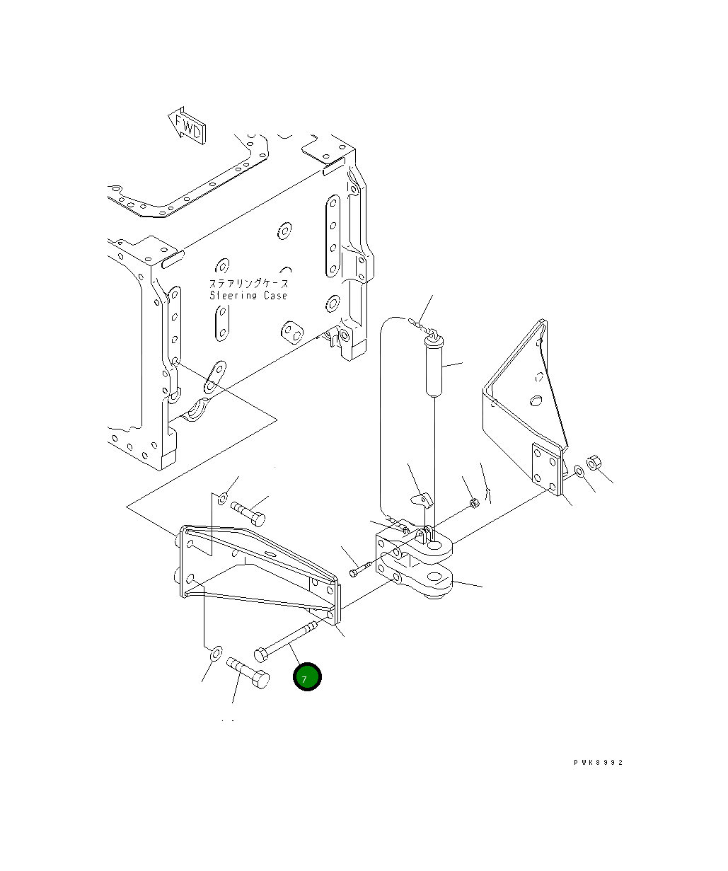 Болт 144-69-11161 Komatsu
