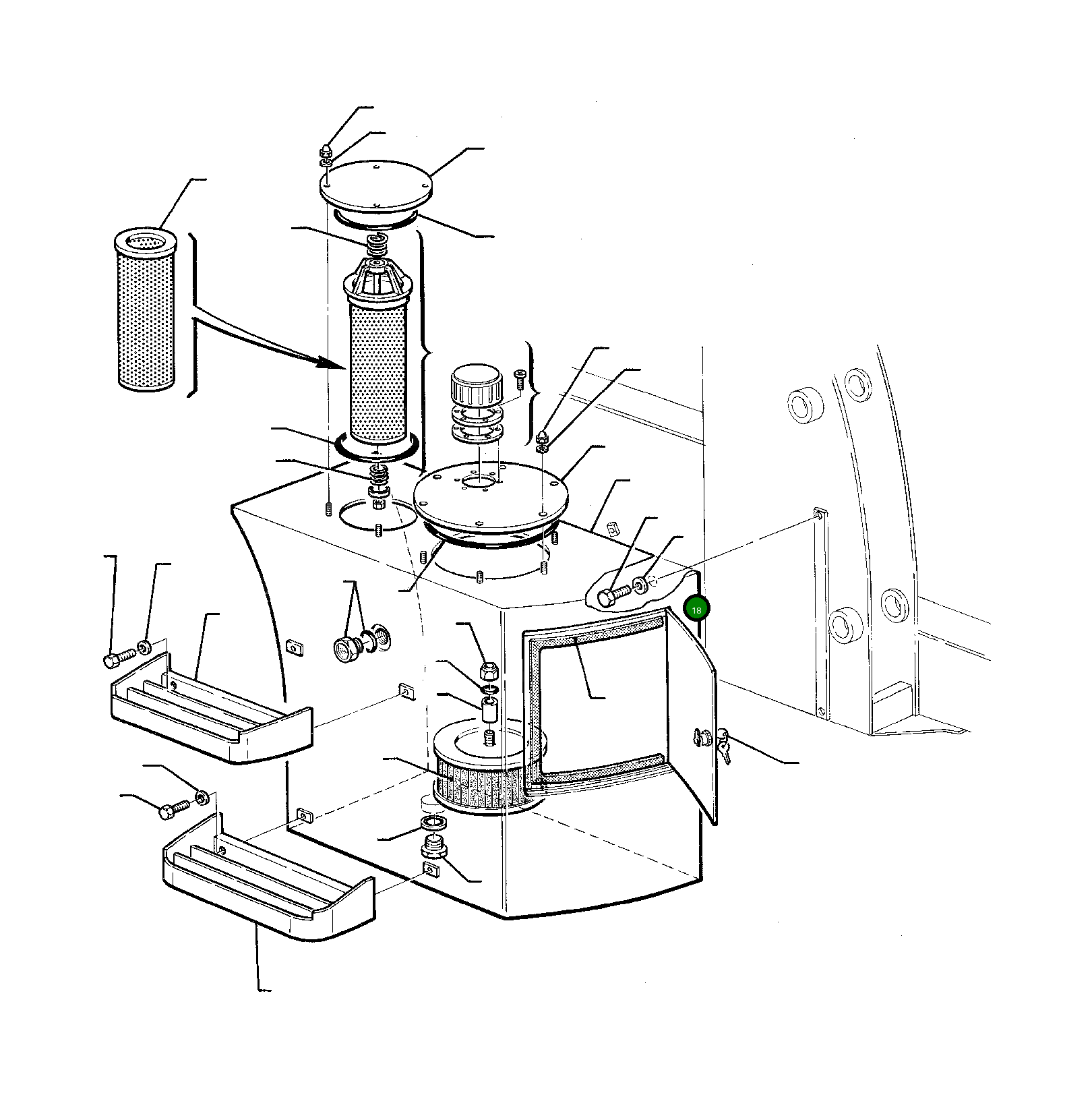 Крышка 311313059 Komatsu
