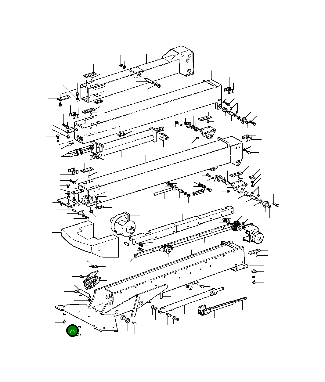 Болт 119 890 Komatsu