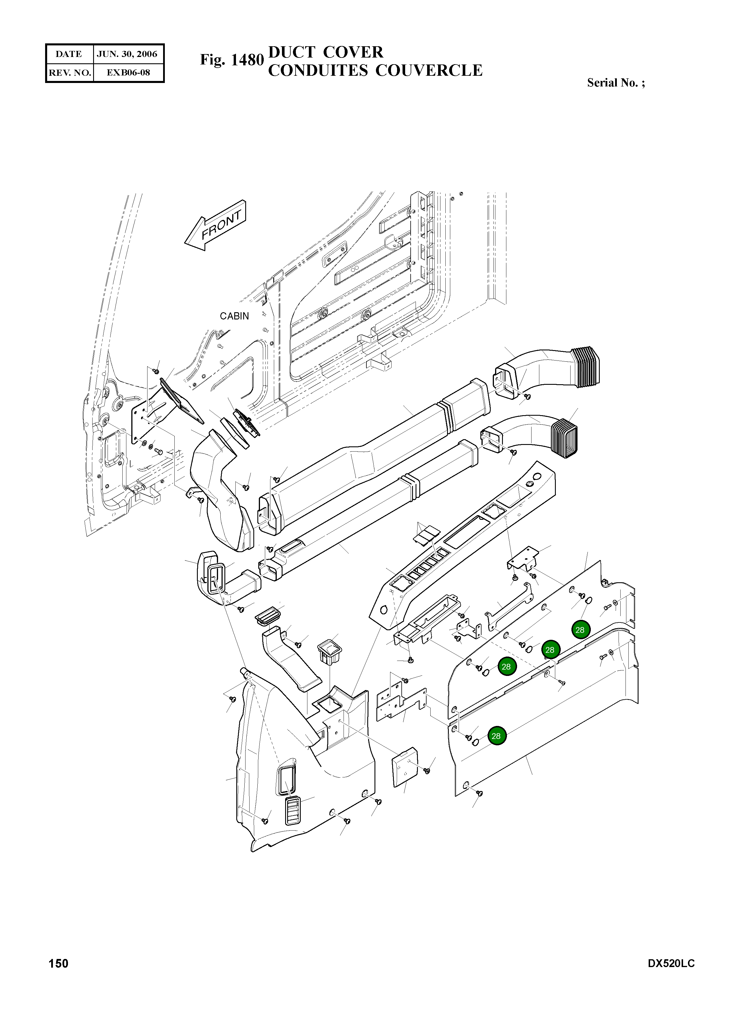 Крышка 621-03734A  Komatsu