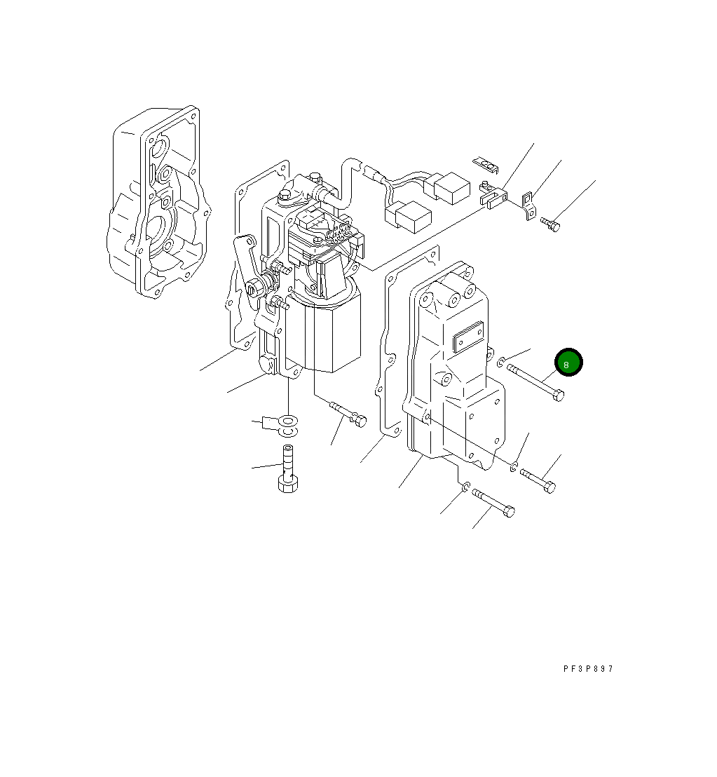 Болт DK010006-5540 Komatsu