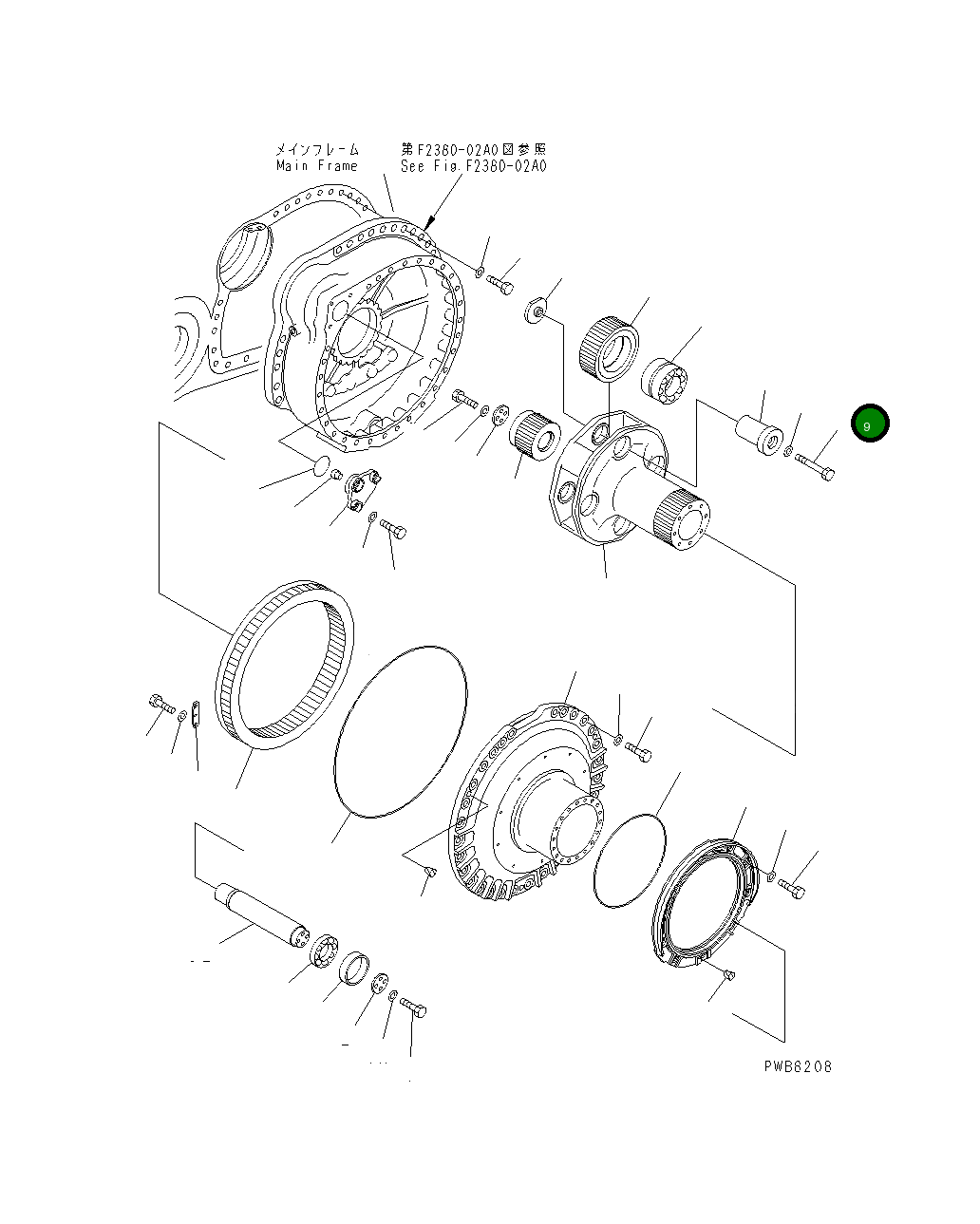 Болт 01011-62070 Komatsu