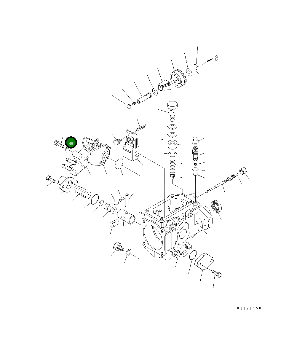 Болт DK020106-3040 Komatsu