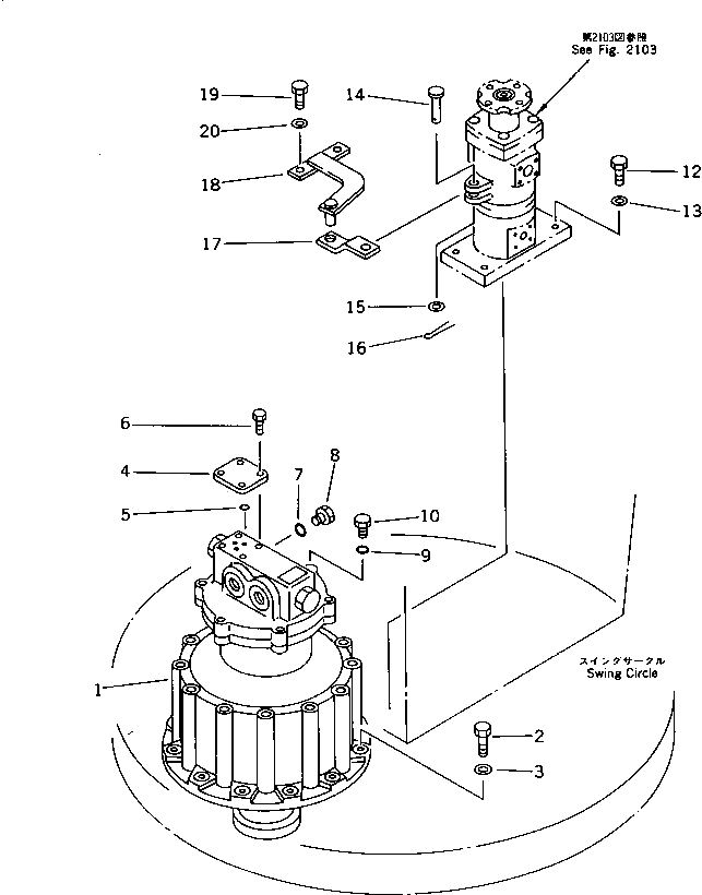 Болт 01010-40512 Komatsu