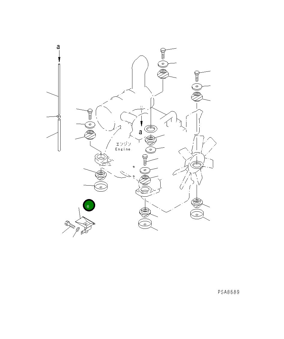 Крышка 203-01-67150 Komatsu