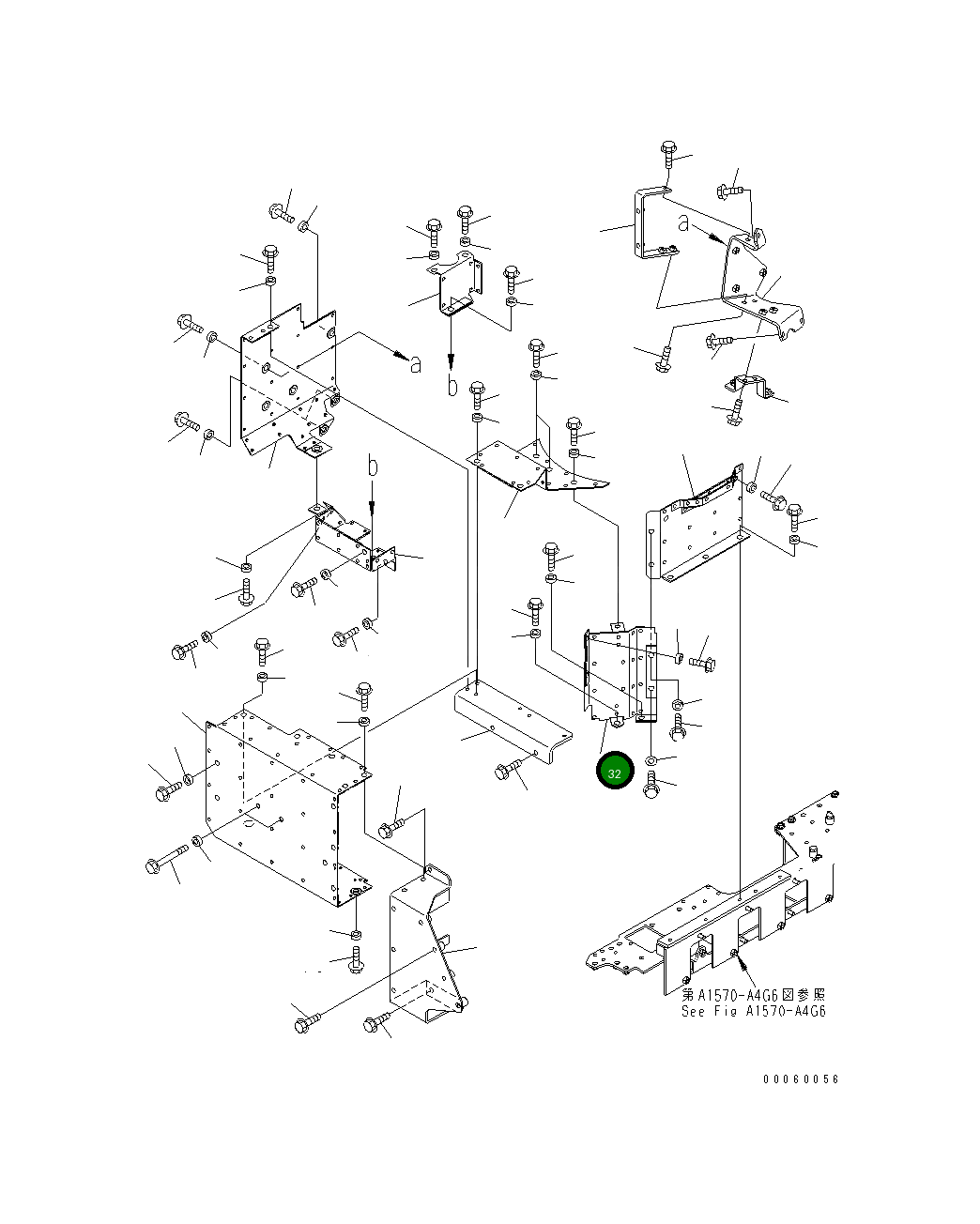 Крышка 6261-11-2730  Komatsu