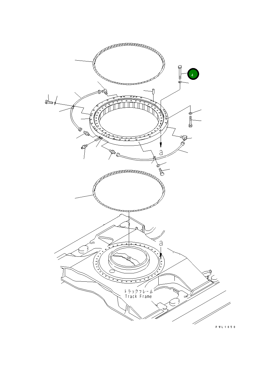 Болт 21M-25-11170  Komatsu