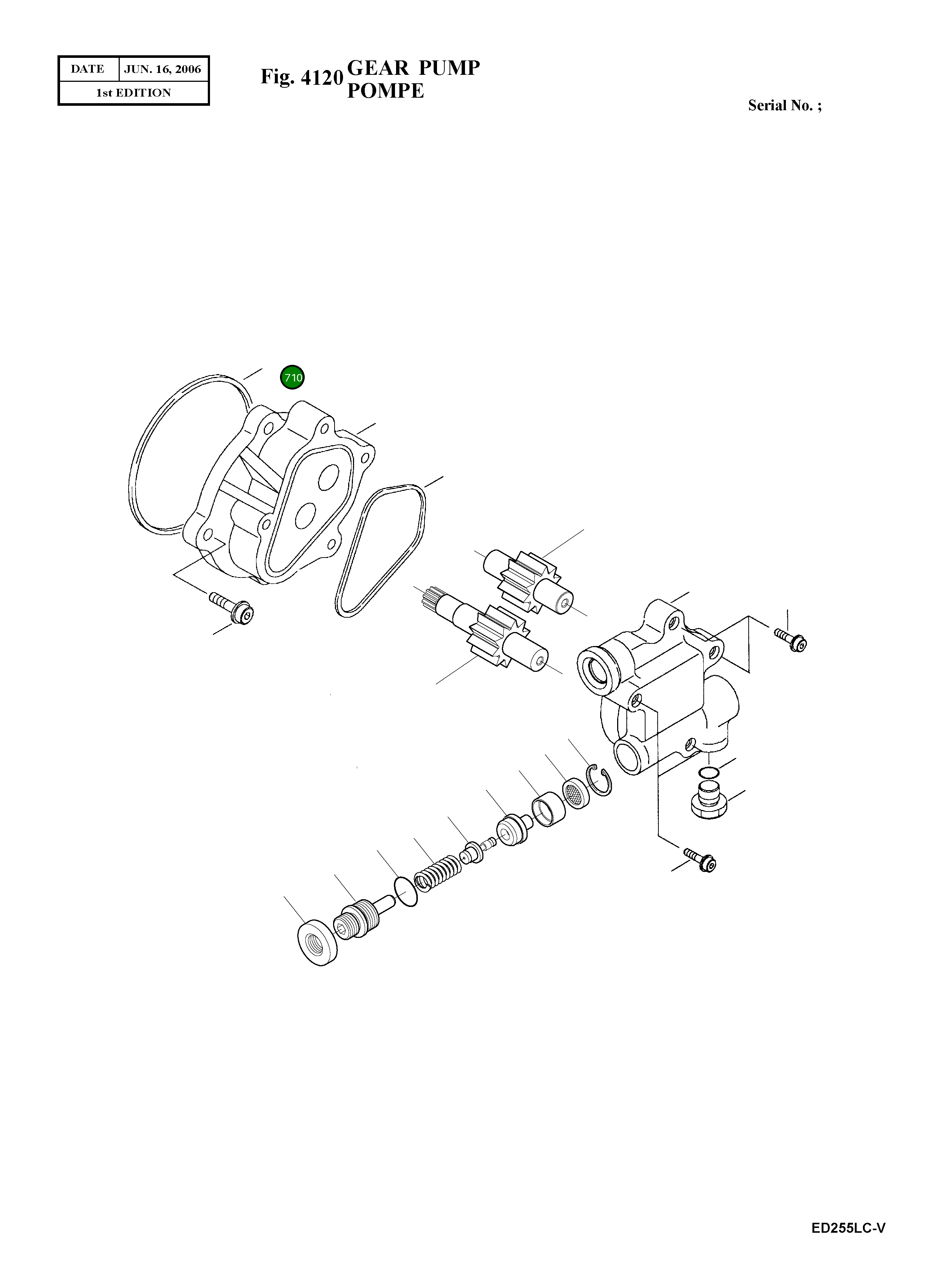 Кольцо уплотнительное (O-Ring) 206594 Komatsu
