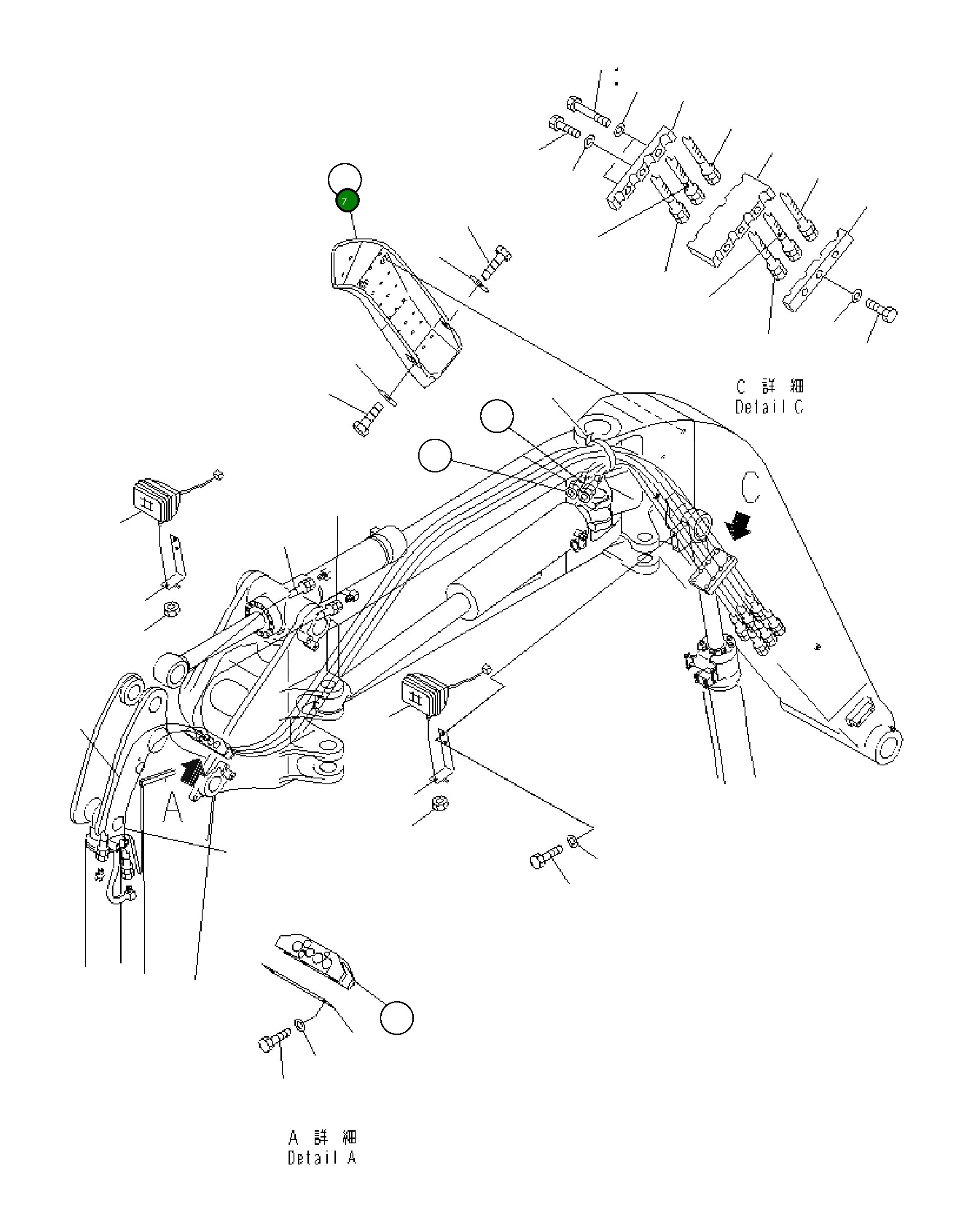 Крышка 21Y-70-21290 Komatsu