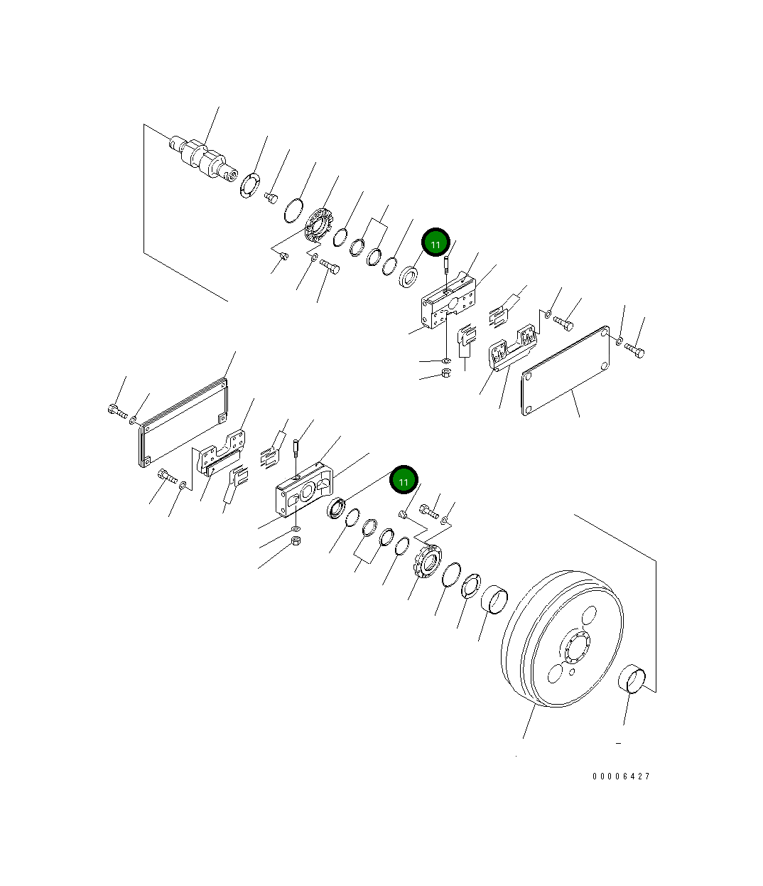 Кольцо 195-30-62680 Komatsu