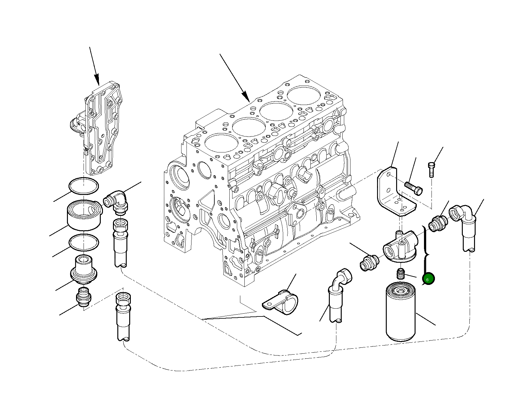 Болт EA16588125 Komatsu