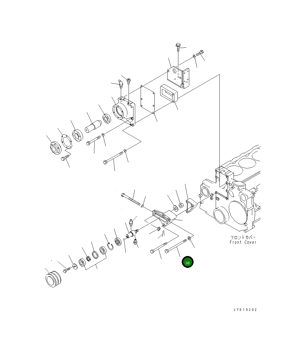 Болт 700-84-11181  Komatsu